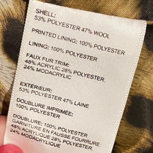 Sold….  LAUNDRY by Shelli Segal Wool Coat - Picture 16 of 16